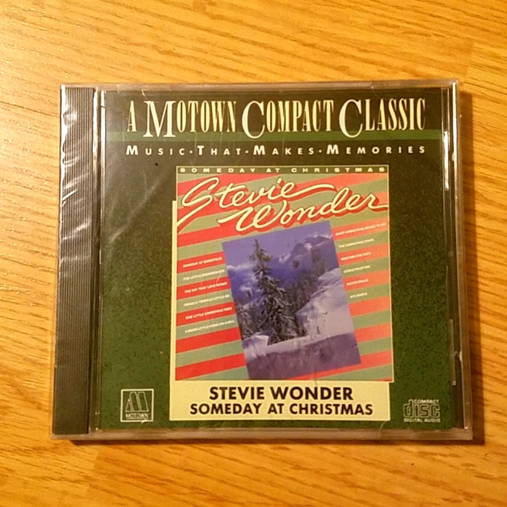 A Motown compact classic Stevie Wonder someday at Christmas compact disc new.